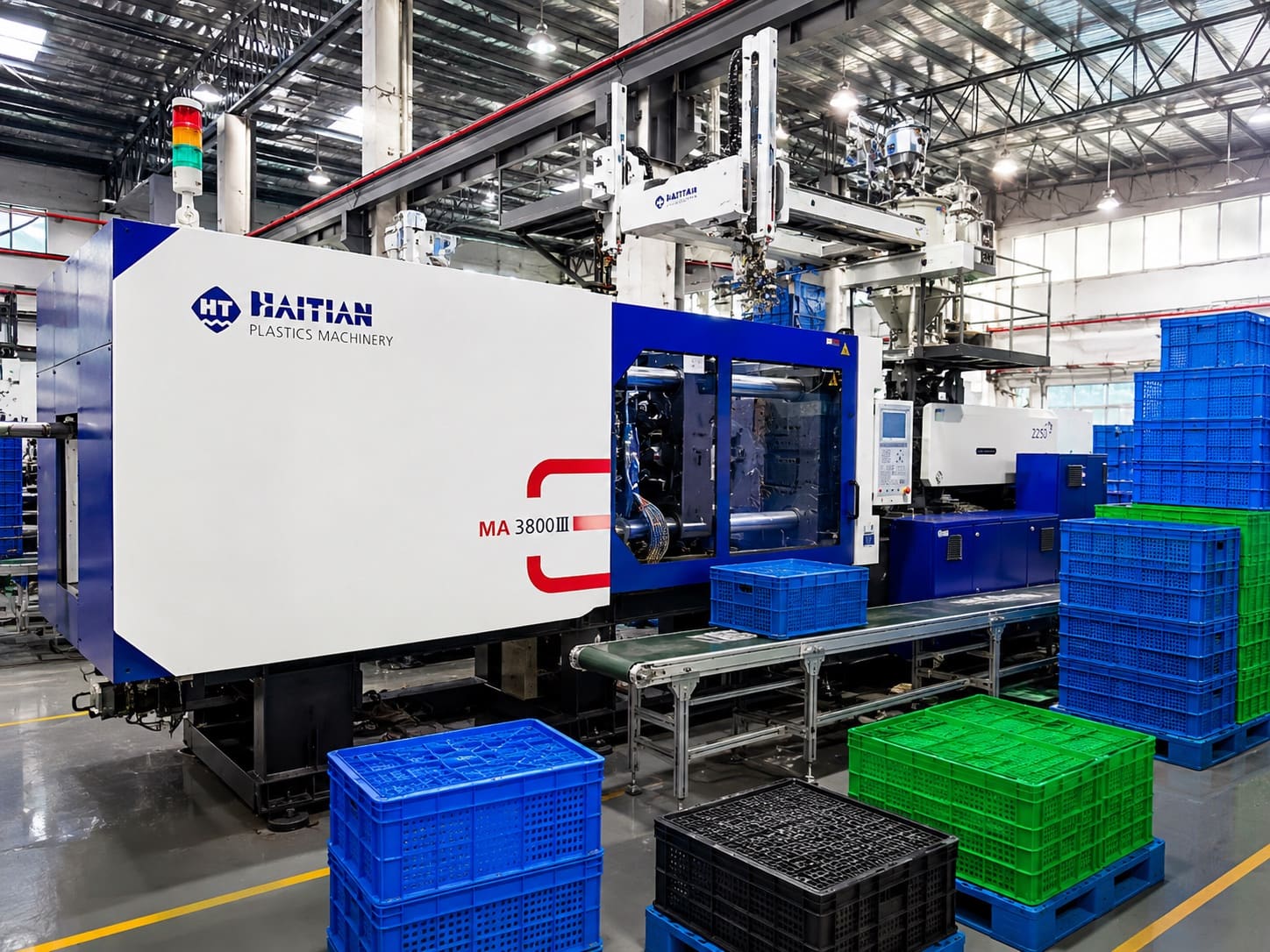 GEERPOWER injection molding production line reviewed for thin-wall packaging RFQ scope